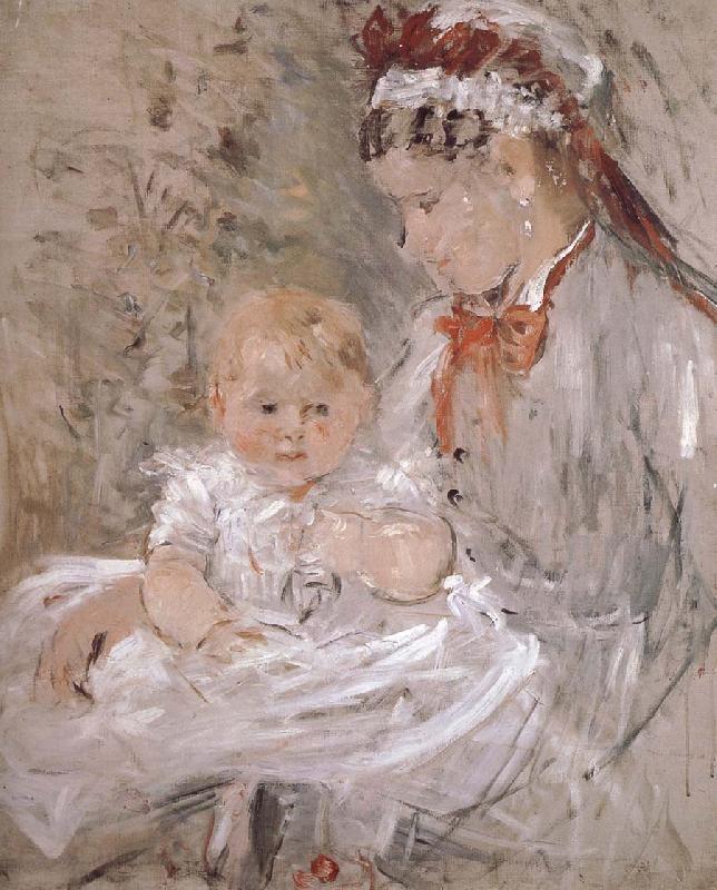 Berthe Morisot Juliy and biddy China oil painting art